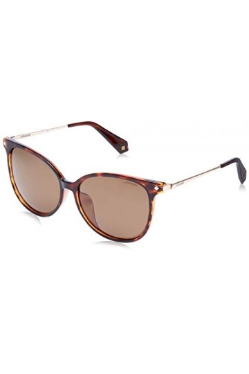 Polaroid PLD 4076/f/s Sunglasses, 086/SP Havana, 58 Unisex