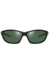 TYXL Sports Coupe-Vent Equitation Matériau PC Lunettes De Soleil Polarisées Sauvage Mode Noir/Vert/Bleu Lentille Noire Cadre 