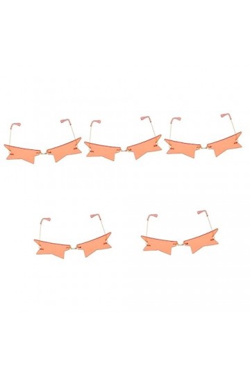 Adorainbow 5 Pièces Lunettes De Soleil Cosplay Lunettes Étoiles Lunettes Lunettes De Soleil En Forme De Coeur Femmes Lunettes