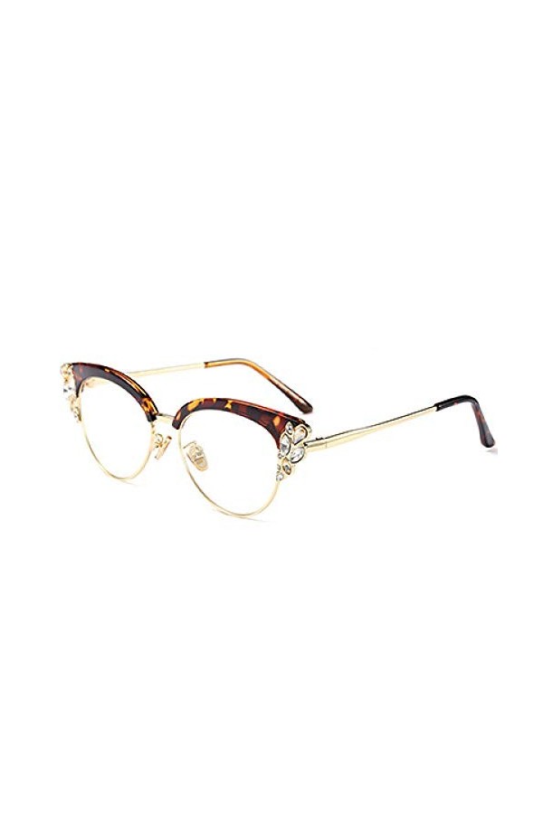 ZYIZEE Lunettes de Soleil Femmes Lunettes De Soleil Oeil De Chat Hommes Vintage Diamant Lunettes De Soleil UV400 Lunettes Ocu