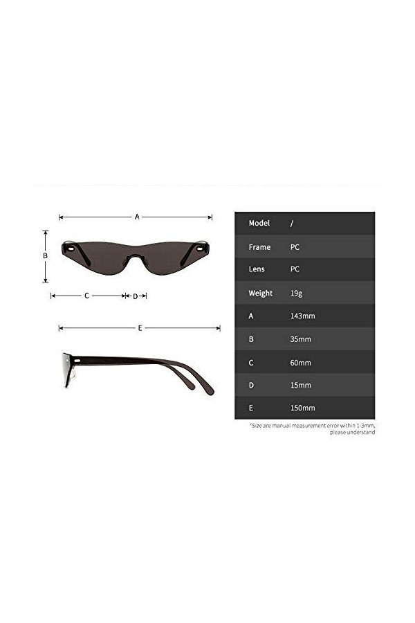 NIUASH Lunettes de Soleil polarisées Petites Lunettes de Soleil œil de Chat Femmes rétro Lunettes de Soleil Cateye coloré Ocu