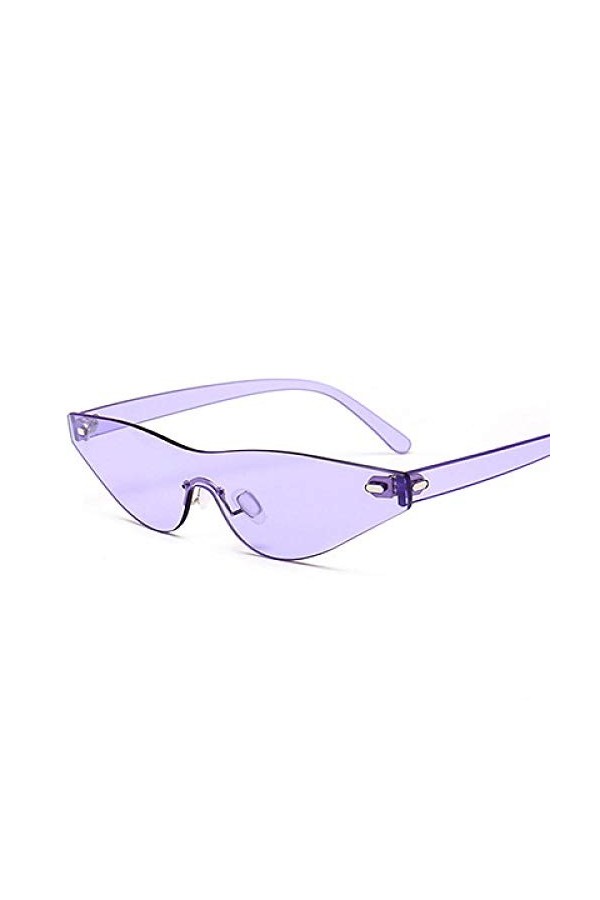 NIUASH Lunettes de Soleil polarisées Petites Lunettes de Soleil œil de Chat Femmes rétro Lunettes de Soleil Cateye coloré Ocu