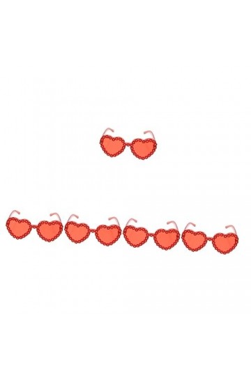 SOIMISS 5 Pièces Lunettes De Soleil Coeur Lunettes De Soleil Femme Tendance Lunettes De Soleil En Forme De Fleur Lunettes De 