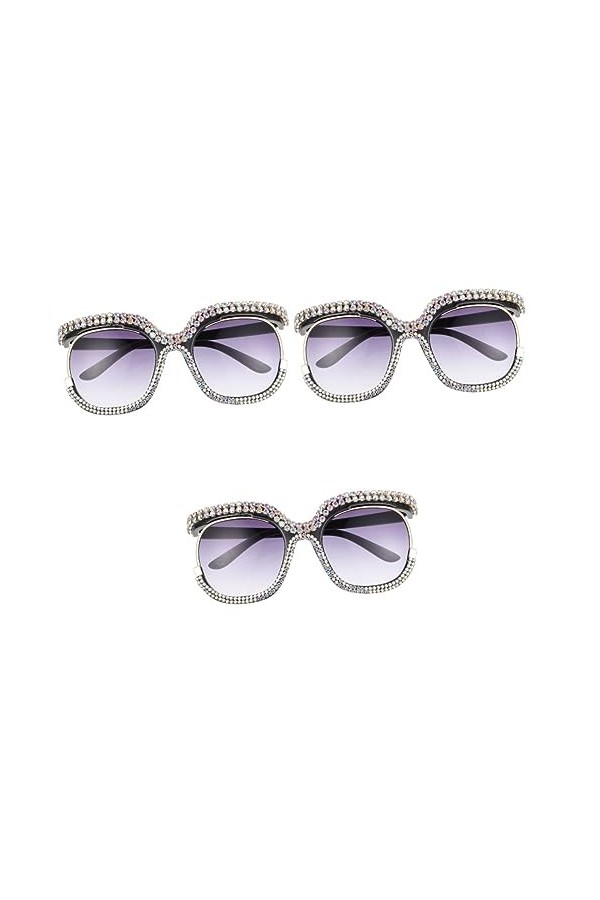 DOITOOL 3 Pcs Lunettes De Soleil Lunettes De Soleil Colorées Femmes De Lunettes De Soleil Polarisées Lunettes De Soleil De Mo