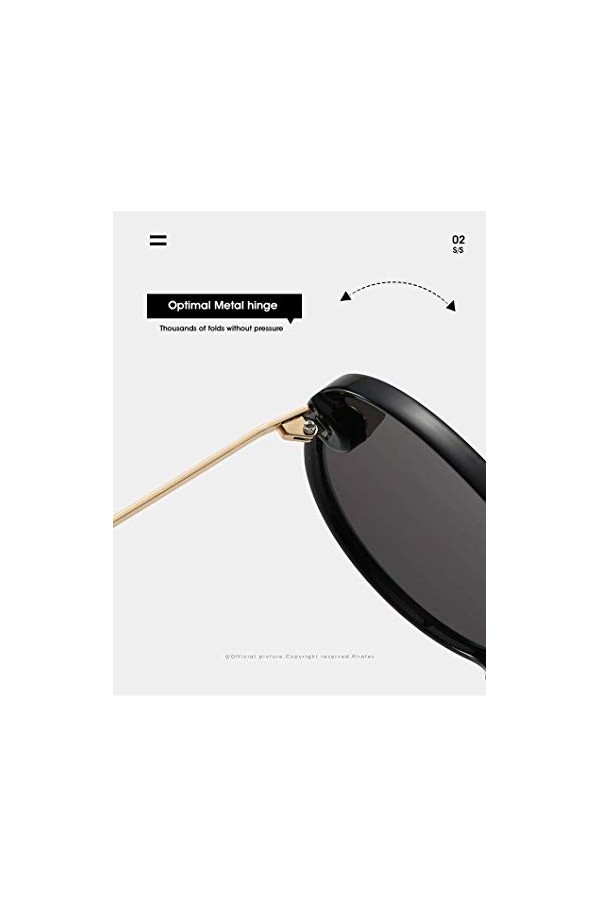 XINGYU Lunettes de Soleil surdimensionnées Vintage Conduite Lunettes de Soleil Femmes Hommes Flat Top Big Frame Lunettes de S