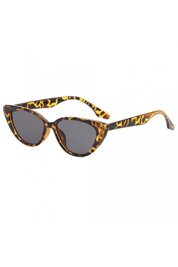 Rétro Triangle Cat Eye Hommes Et Femmes Petit Cadre Lunettes De Soleil Extérieures