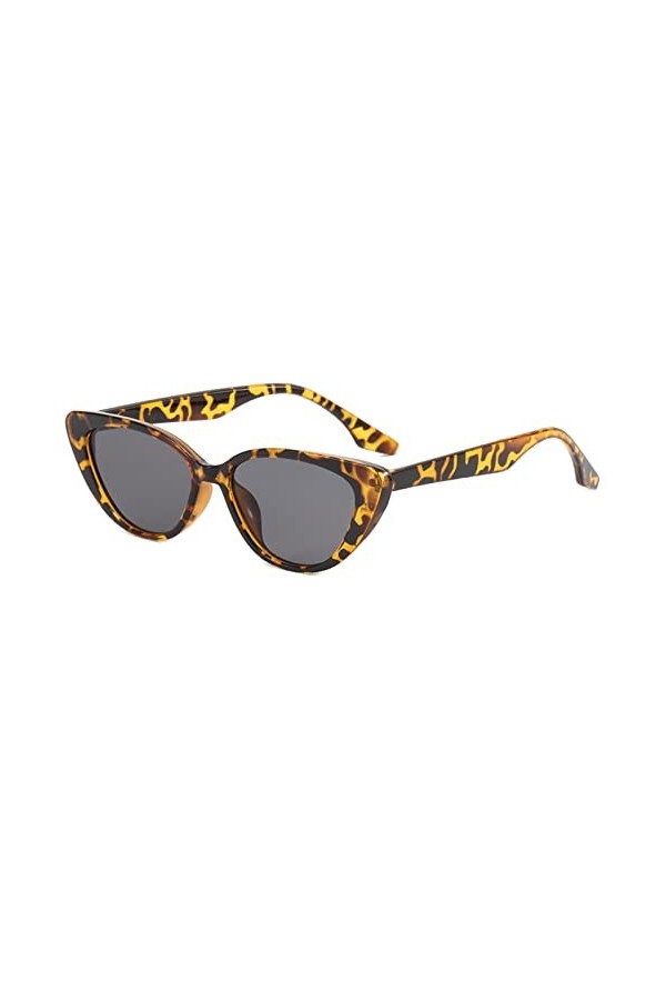 Rétro Triangle Cat Eye Hommes Et Femmes Petit Cadre Lunettes De Soleil Extérieures
