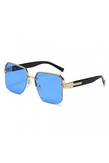 HPIRME Square Sunglasses Women Rimless Glasses Vintage Half Frame Sonnenbrille Lunette De Soleil Femme Gafas De Sol Mujer,C5,