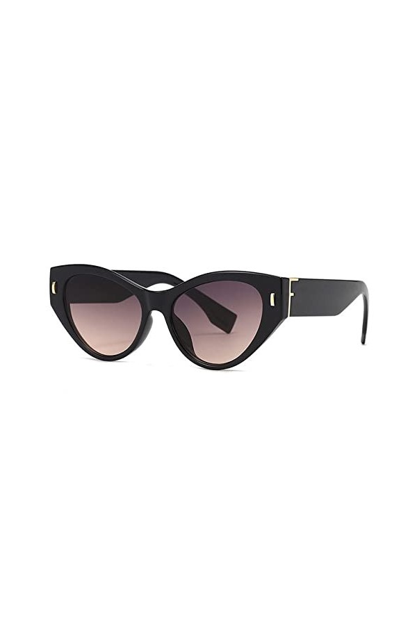 HCHES Cat Eye Style Gradient Lunettes de soleil pour femmes Lunettes de soleil Femme Chic Shade, 2817 C2, TAILLE UNIQUE