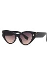 HCHES Cat Eye Style Gradient Lunettes de soleil pour femmes Lunettes de soleil Femme Chic Shade, 2817 C2, TAILLE UNIQUE