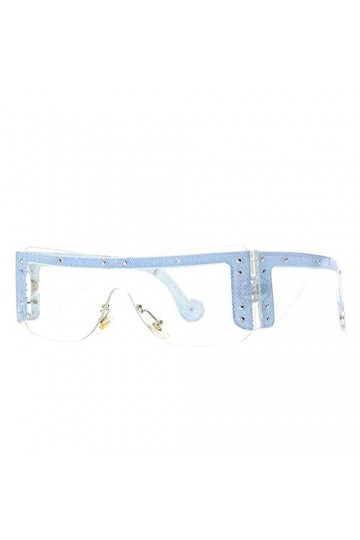 HPIRME Lunettes de soleil carrées sans monture femmes miroir rose nuances lunettes de soleil hommes femmes lunettes lunettes,