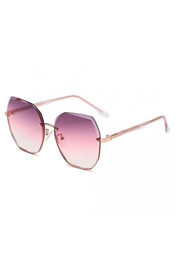 XINXIN Lunettes De Soleil Femme sans Chasse Vacances De Vacances en Plein Air Verres De Soleil Color : E, Size : M 