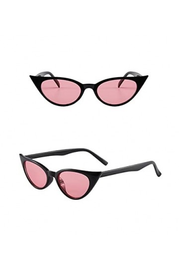 IIGOCG Lunettes de Soleil œil de Chat Vintage Petites Lunettes de Soleil rectangulaires Lunettes de Soleil for Femmes Lunette