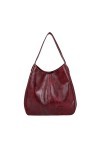FANDARE Mode Sac à Main Femme Étanche Sacs à Bandoulière Sac portés Épaule PU Cuir Sac Bucket pour Voyage Travail Achats Fête