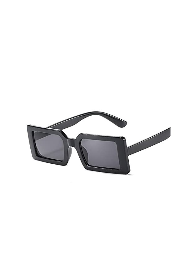 EDDHA Lunettes de soleil petites lunettes de soleil rectangulaires pour femmes, lunettes de soleil rétro, verres carrés rétro