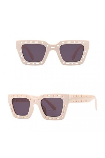 HCHES Lunettes de soleil carrées vintage petit cadre conduite lunettes de soleil nuances pour femmes concepteur de luxe dégra