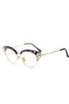 NIUASH Lunettes de Soleil polarisées Femmes Lunettes De Soleil Oeil De Chat Hommes Vintage Diamant Lunettes De Soleil UV400 L