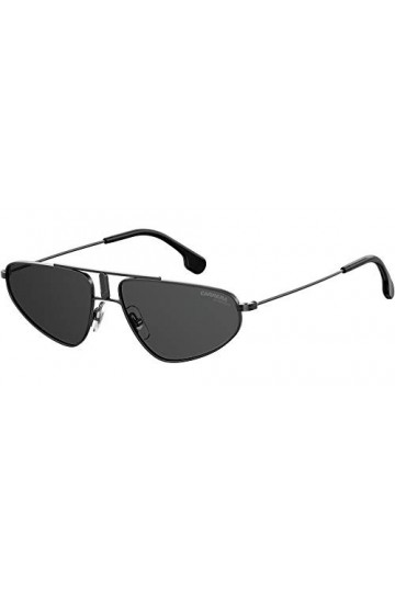 Carrera Sport 1021/S Lunettes de Soleil, Dkruth Black/GY Grigio, 58 Femme
