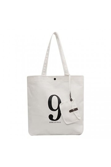 FANDARE Sac Toile Femme Sac à Main Multifonctionnel Sac Porté Epaule Sac Dépaule Sac Hobo Grande Capacité Sacs à Lépaule Fo