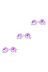 ibasenice 3 Pièces Lunettes Rave Lunettes De Soleil Kaléidoscope Lunettes De Diffraction Kaléidoscope Verres Trippants Pour L