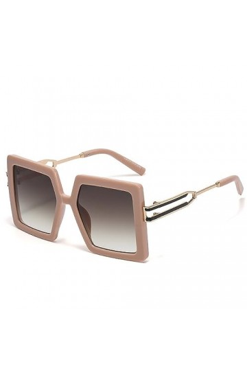 HPIRME Lunettes de soleil carrées femmes lunettes de soleil Vintage lunettes vertes homme femme UV400, C5, taille unique