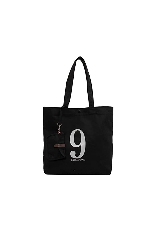 FANDARE Sac Toile Femme Sac à Main Multifonctionnel Sac Porté Epaule Sac Dépaule Sac Hobo Grande Capacité Sacs à Lépaule Fo