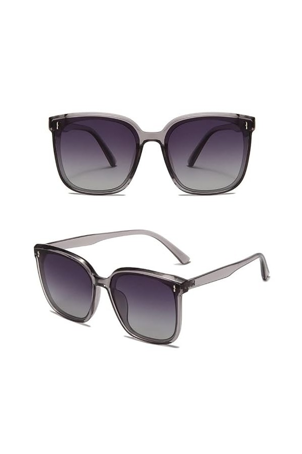 PSDGHE Lunettes de soleil pour femme avec visage - Lunettes de soleil anti-UV lunettes gratuites, chiffon de lunettes, tourn