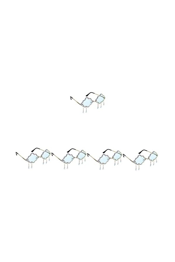 Toddmomy 5 Paires Nuage Lunettes De Soleil Clair Lunettes pour Transparent Lunettes Clair Lunettes De Soleil pour sans Montur