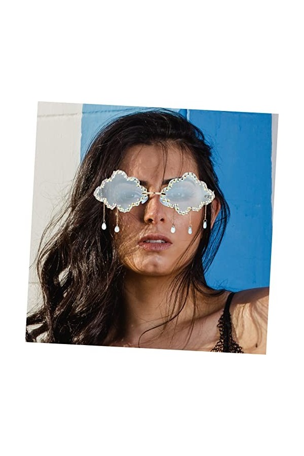 Toddmomy 5 Paires Nuage Lunettes De Soleil Clair Lunettes pour Transparent Lunettes Clair Lunettes De Soleil pour sans Montur