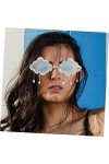 Toddmomy 5 Paires Nuage Lunettes De Soleil Clair Lunettes pour Transparent Lunettes Clair Lunettes De Soleil pour sans Montur