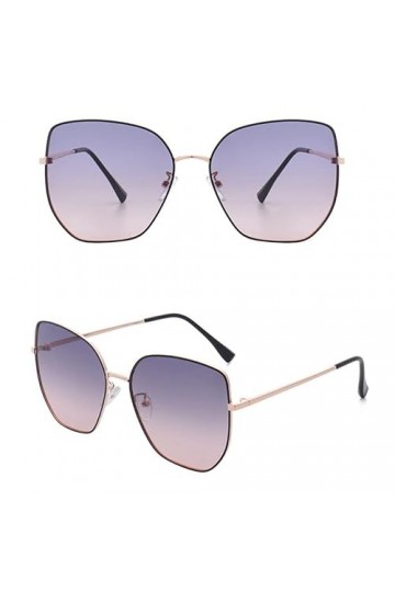 PSDGHE Lunettes de soleil polarisées pour femme - Lunettes de conduite - Anti-UV - Tendance - Rétro - Pour homme et femme lu