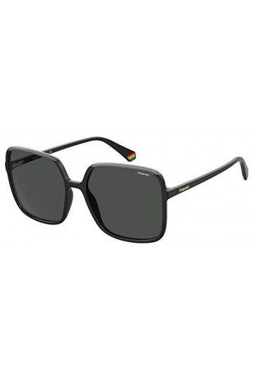 Polaroid PLD 6128/S Sunglasses, 08a/M9 Black Grey, 59 Femme