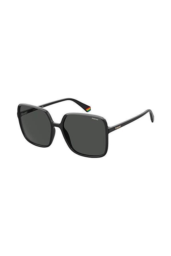 Polaroid PLD 6128/S Sunglasses, 08a/M9 Black Grey, 59 Femme