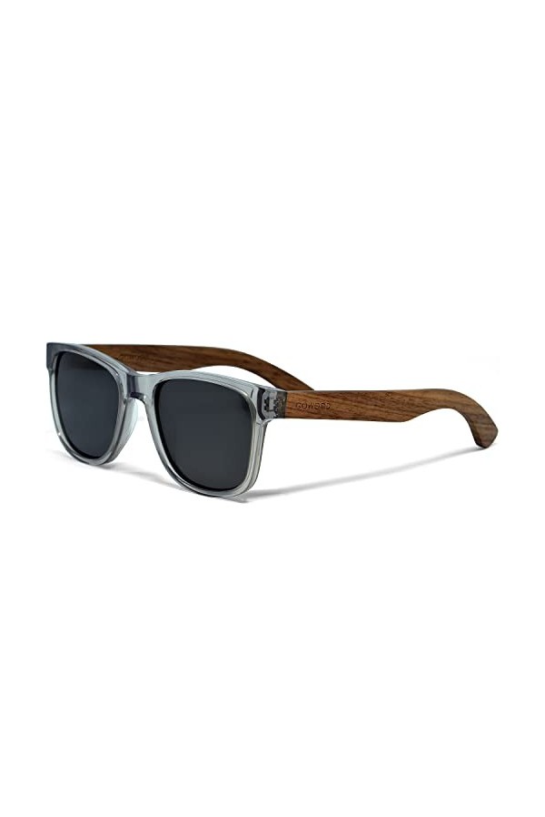GOWOOD Lunettes de Soleil en Bois Hommes et Femmes | Lunettes de Soleil Polarisées Homme UV400 | Lunette Bois Homme Qualité S