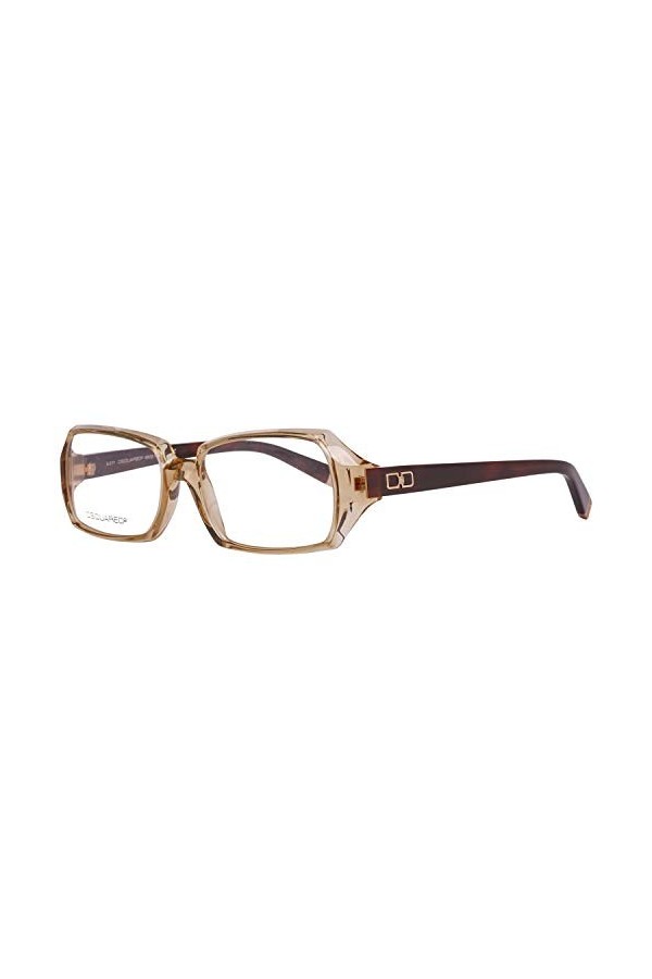 DSQUARED Dsquared2 Brillengestelle Dq5019 045 54 Lunettes de Soleil, Marron Braun , 57 Femme