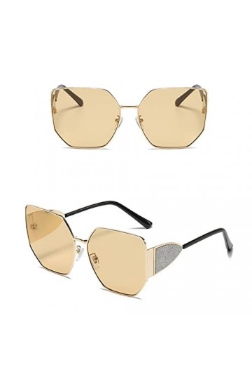 Mode Nude Lentille Surdimensionné Carré Lunettes De Soleil Femmes Hommes Designer De Luxe Grand Cadre Gradient Lunettes De So