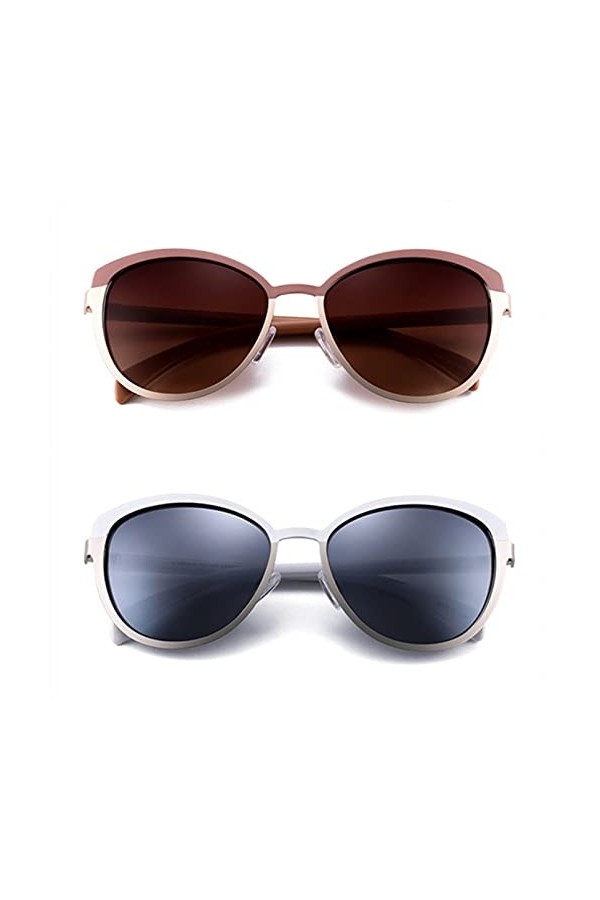 BAJIE Lunettes De Soleil Dames Lunettes De Soleil Cat Eye Lunettes De Soleil Lunettes De Protection UV Femmes Lunettes Lentes