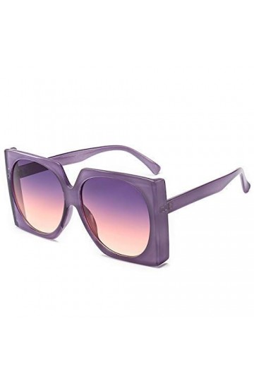 XINGYU Lunettes de Soleil carrées surdimensionnées Grand Cadre Vintage Femmes Mode à la Mode Populaire Lunettes de Soleil Uv4
