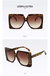 XINGYU Lunettes de Soleil carrées surdimensionnées Grand Cadre Vintage Femmes Mode à la Mode Populaire Lunettes de Soleil Uv4