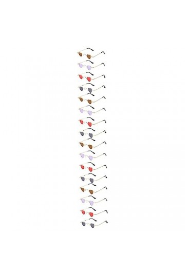 Didiseaon 16 Pièces Lunettes De Soleil Coeur Lunettes Rétro Célibataire Enterrement De Vie De Jeune Fille Lunettes De Forme S