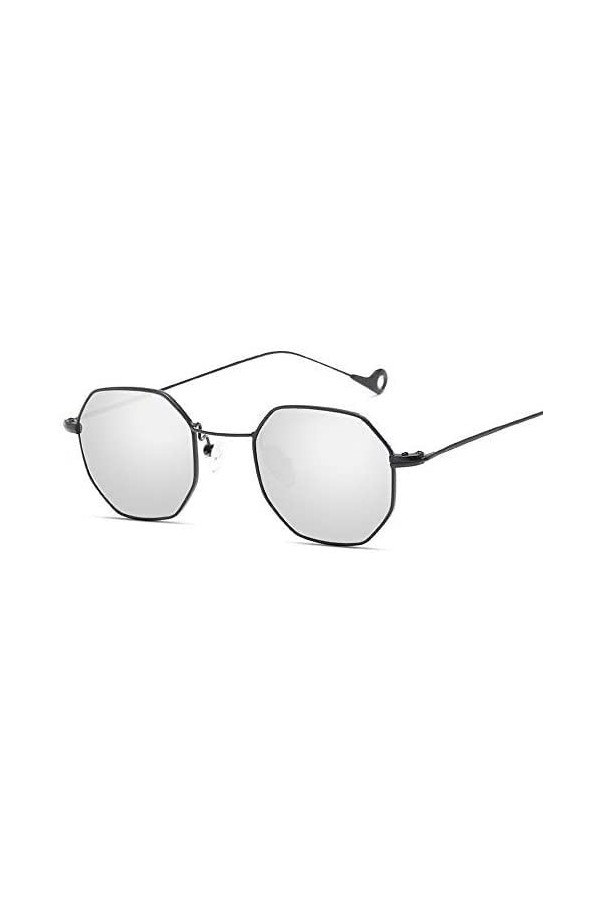 Xinduolei Lunettes de Soleil Lunettes de Soleil Liggasses compatibles avec Les Femmes Men Metal Leg Big Round Frame Classic V