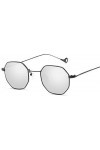 Xinduolei Lunettes de Soleil Lunettes de Soleil Liggasses compatibles avec Les Femmes Men Metal Leg Big Round Frame Classic V