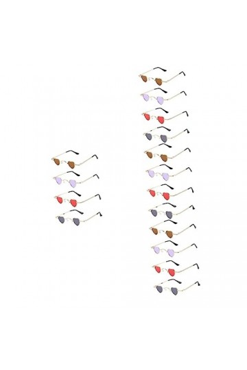 SAFIGLE 16 Pièces Lunettes De Soleil Coeur Cadeaux De Célibataire Pour La Mariée Faveurs De Partie De Célibataire Lunettes De