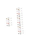SAFIGLE 16 Pièces Lunettes De Soleil Coeur Cadeaux De Célibataire Pour La Mariée Faveurs De Partie De Célibataire Lunettes De