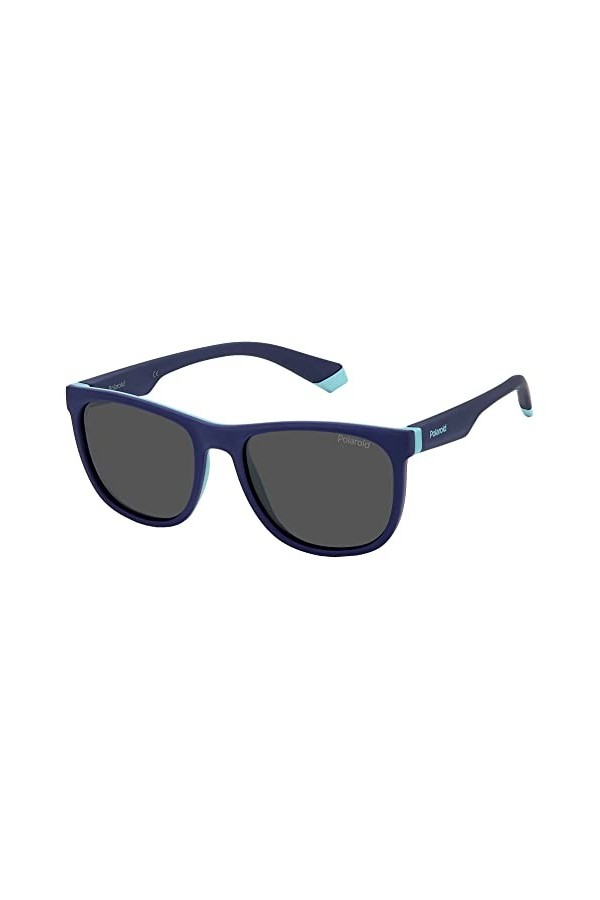 Polaroid Kids PLD 8049/s Sunglasses, ZX9/M9 Blue Azure, S Unisex