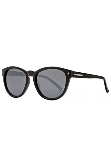 French Connection Lunettes de soleil modernes œil de chat pour femme Noir brillant, Noir , taille unique
