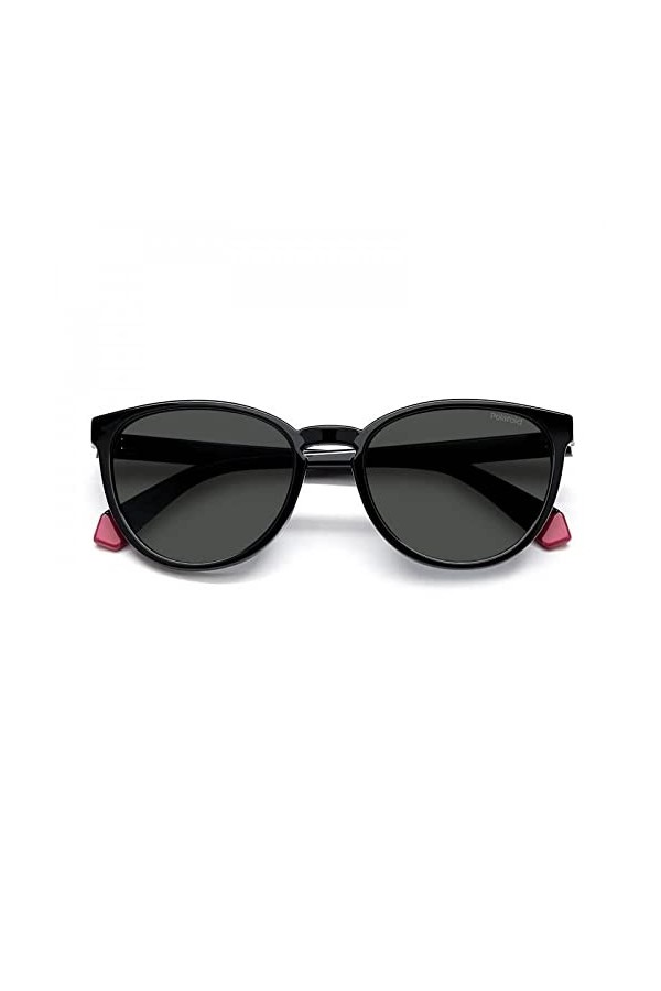 Polaroid Kids PLD 8047/s Sunglasses, 807/M9 Black, 49 Unisex