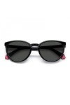 Polaroid Kids PLD 8047/s Sunglasses, 807/M9 Black, 49 Unisex