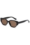 Lunettes de soleil Retro Oval Cat Eye pour femmes hommes Trendy Designer Style Vintage Small Frame
