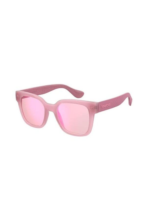 Havaianas Una Sunglasses, EQK/13 Antique Pink, 52 Unisex